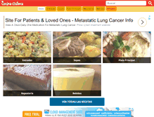 Tablet Screenshot of cocina-chilena.com